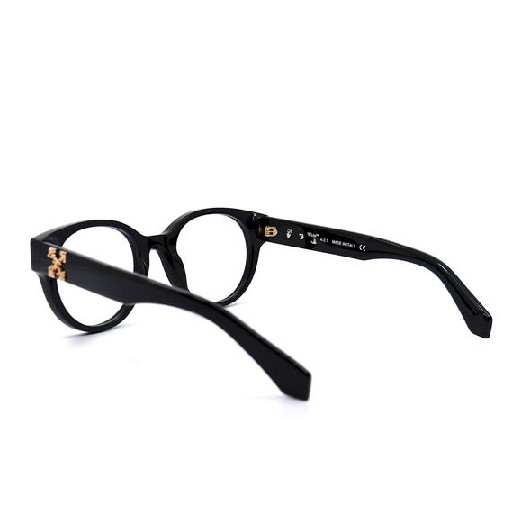 OFF-WHITE STYLE-2 BLACK AUTHENTIC EYEGLASSES FRAME - Picture 4 of 10